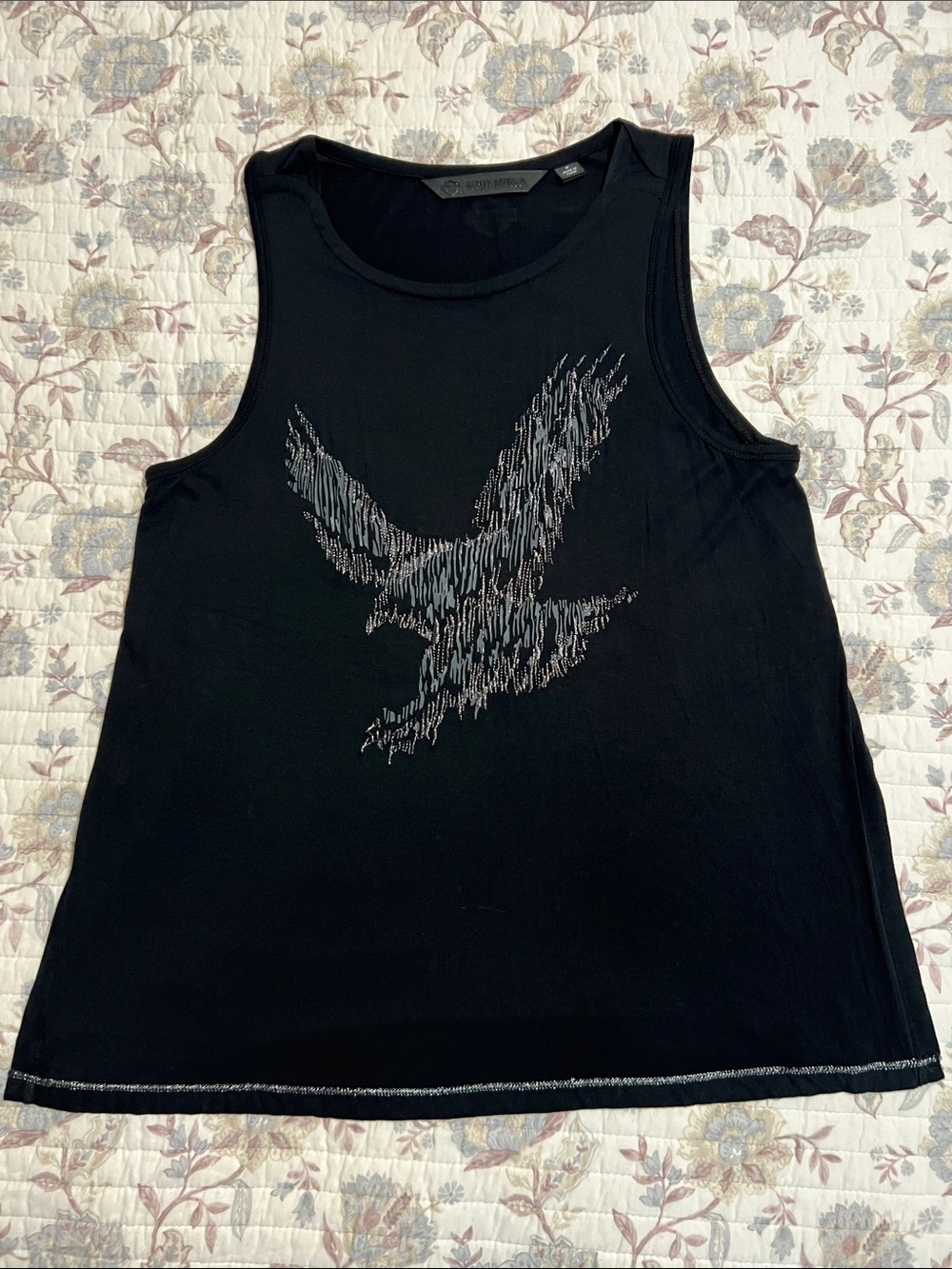 Harley Davidson Metallic Embroidered Tank Top